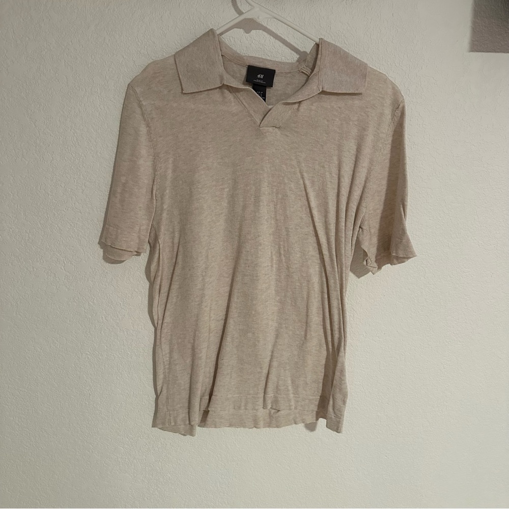 H&M Knit Polo Revere Shirt